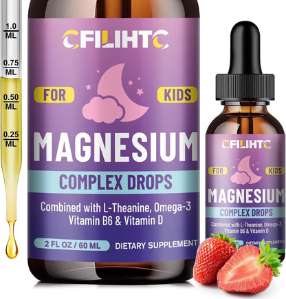 Kids Magnesium Liquid Drops（pack of 2）