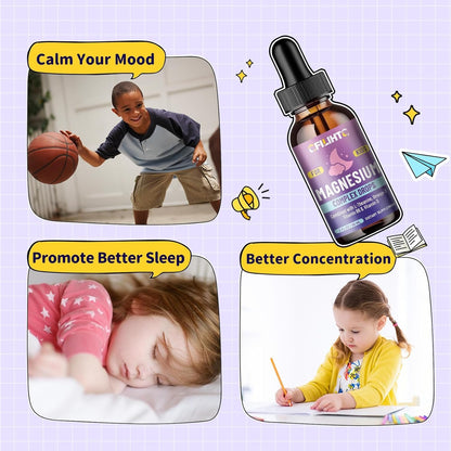 Kids Magnesium Liquid Drops（pack of 2）