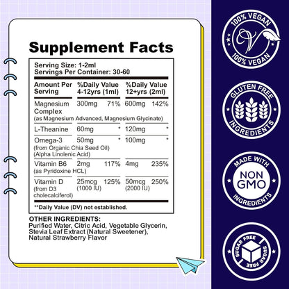 Kids Magnesium Liquid Drops（pack of 2）