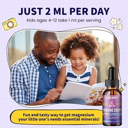 Kids Magnesium Liquid Drops（pack of 2）
