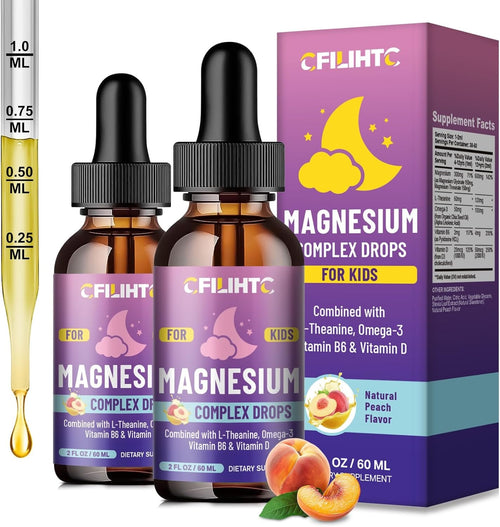 Kids Magnesium Liquid Drops（pack of 2）